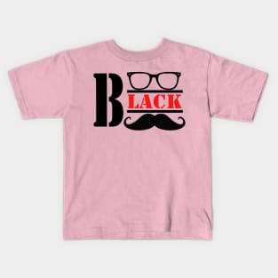 Black Dad Kids T-Shirt